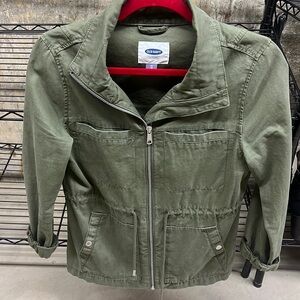 Old Navy Green XS Cargo Jacket